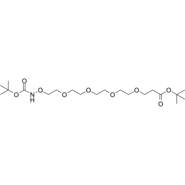 t-Boc-Aminooxy-PEG4-t-butyl ester 1872433-64-1